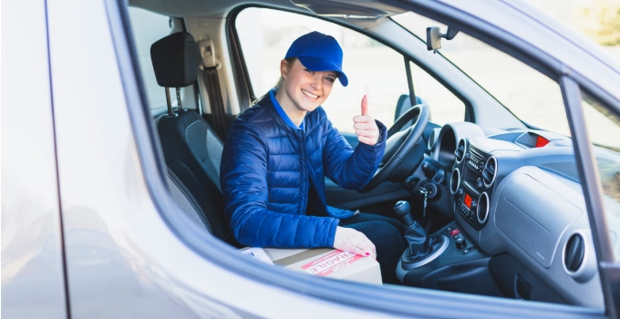 Fahrer und LKW Berlin